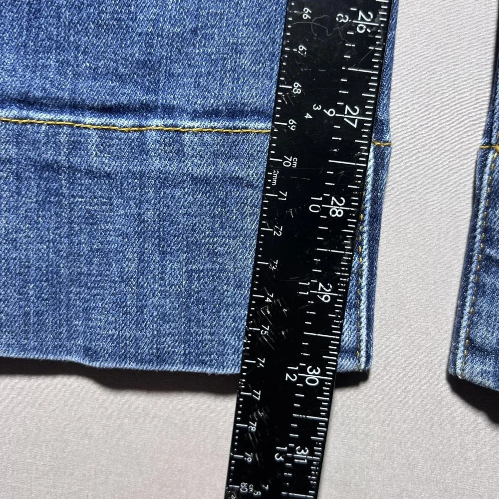 Jeanerica St. Monica Jeans Flare Wide Leg Vintage 95 High Rise SW006 Size 29 - Picture 14 of 16